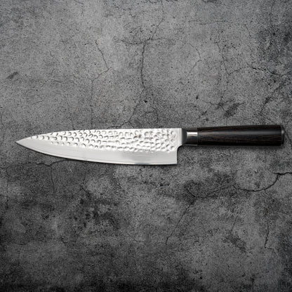 Noseto Kihon Gyuto 210mm vg10 67 layers Damascus with Pakka Wood