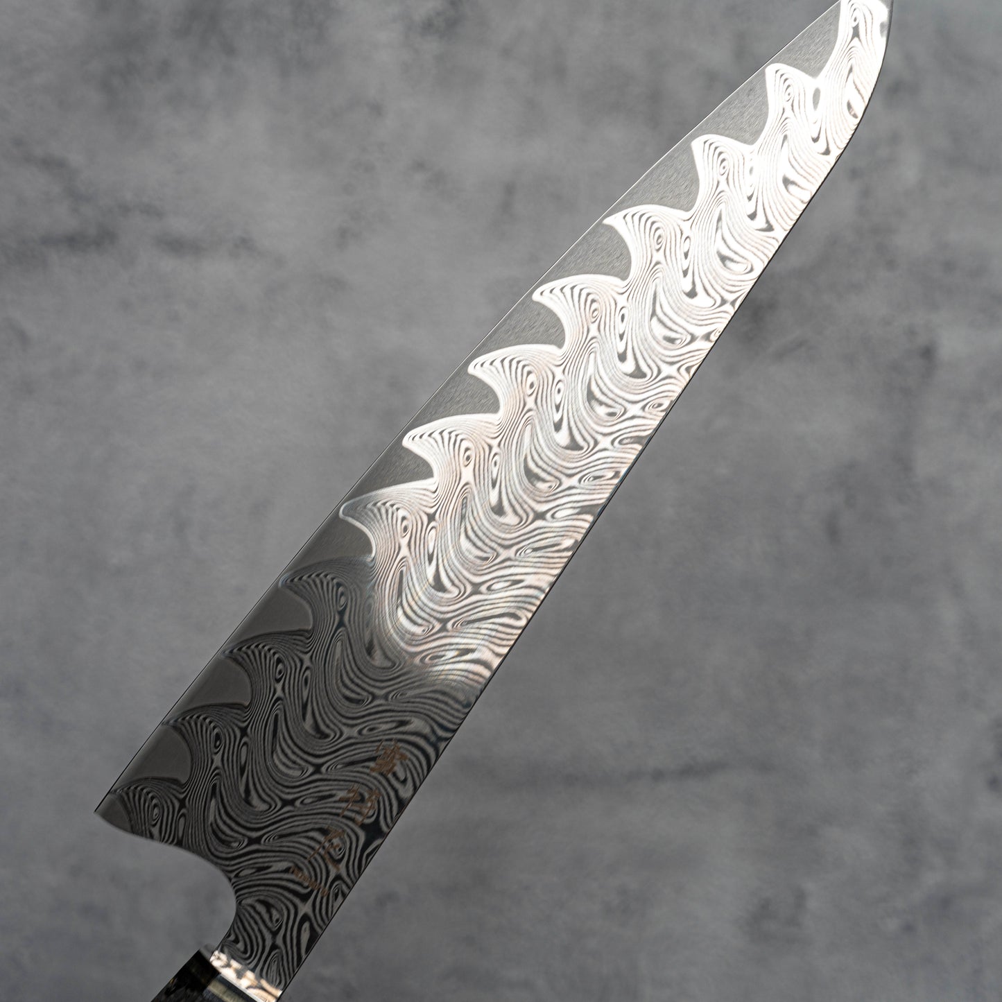 Noseto Mare Gyuto 210mm 67 Layers Au-10 Damascus Carbon Fiber Resin Handle
