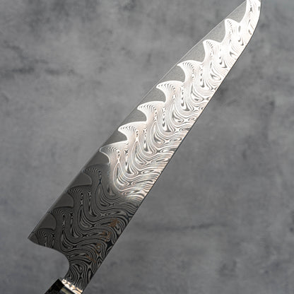 Noseto Mare Gyuto 210mm 67 Layers Au-10 Damascus Carbon Fiber Resin Handle