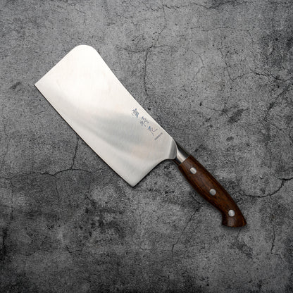 Noseto Aka Bone Chopper 180mm German Knife With Red Wood Handle
