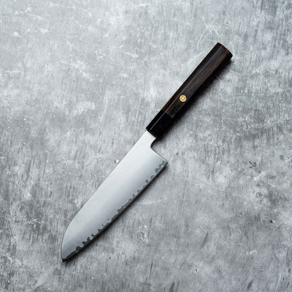 Noseto HAP-40 Santoku 180mm 3 Layers composite steel with Ebony Handle