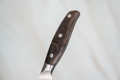 NOSETO German Meat Slicing Granton 300mm Stainless Steel High Quality Red Sandal Wood Handle