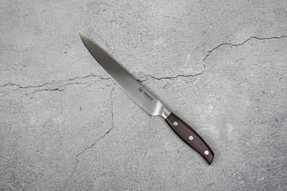 NOSETO German Slicing 210mm Stainless Steel High Quality Red Sandal Wood Handle