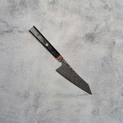 Noseto Masu 135 mm Petty 67 couches Aus-10 Damas avec renfort en cuivre et fibre de carbone