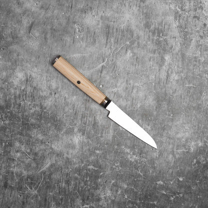 Noseto 100mm Paring knife Pakkawood Handle Full Tang Bolster