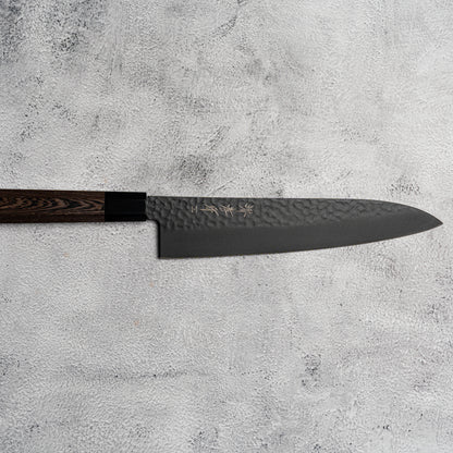 Sakai Takayuki Gyuto 240 mm Kurokage VG10 martelé revêtement en téflon poignée wengé