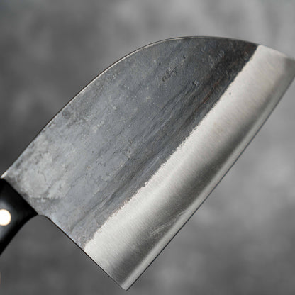 Couteau couperet serbe Noseto 180 mm en acier au carbone avec étui